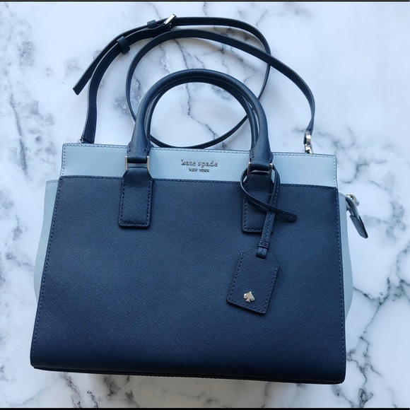 NWT Kate Spade Satchel/Crossbody Blue or Pink - Picture 2 of 2